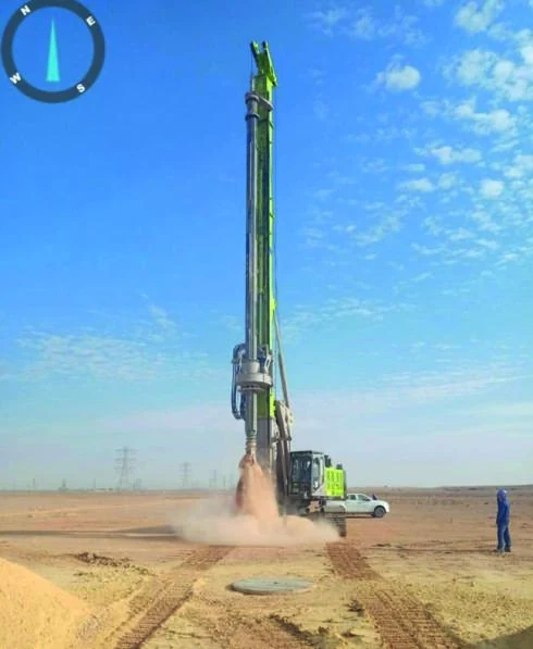 Drilling site works