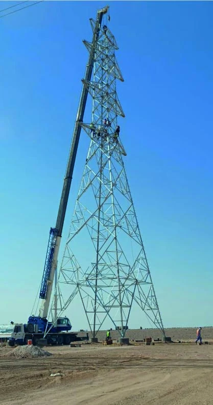 Power tower construction