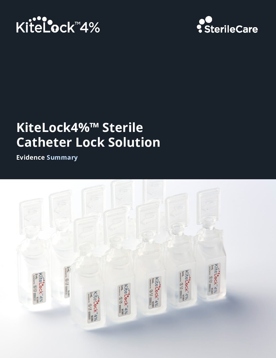 First page of the KiteLock 4% Evidence Summary